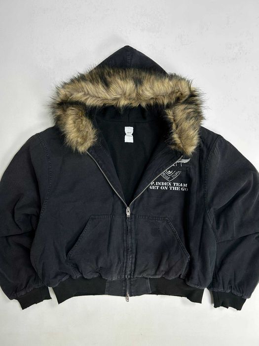 Бомбер Project G/R черный куртка курточка аляска чорна зіпка black