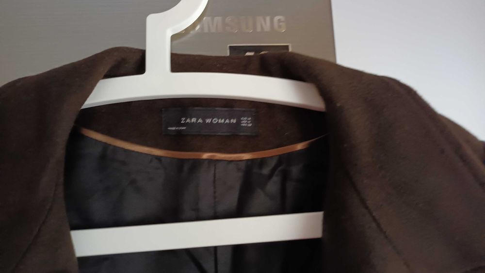 Sobretudo castanho M Zara