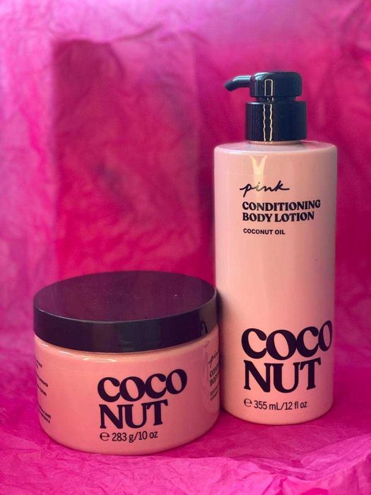 Лосьйон та скраб для тіла Victoria's Secret PINK Coconut