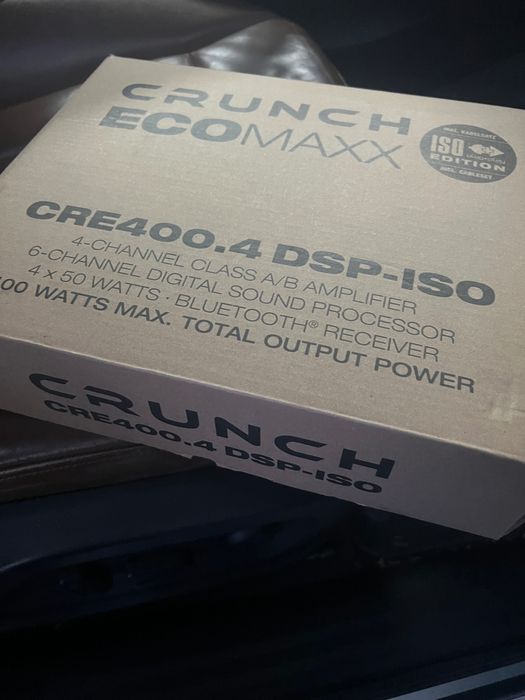 Amplificador auto Crunch Ecomaxx CRE400