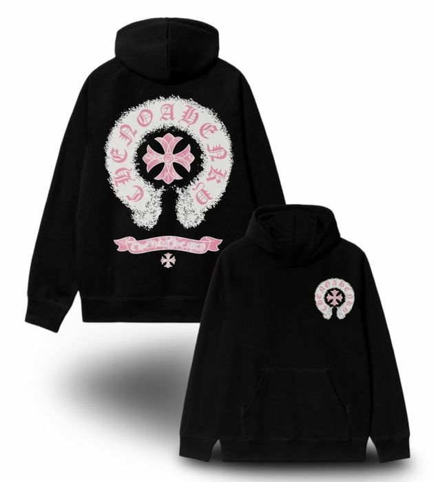 Худи Chrome Hearts Logo унисекс Хром Хартс с крестами толстовка кофта