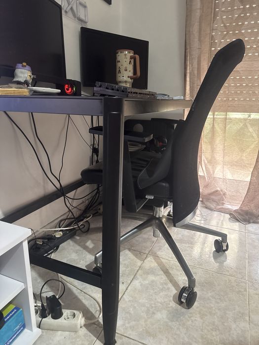 Secretaria tampo de vidro
