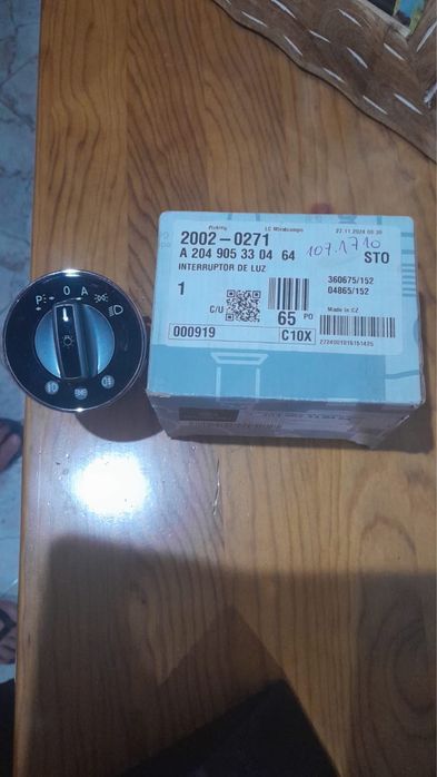 Interruptor de Luzes para carro Mercedes