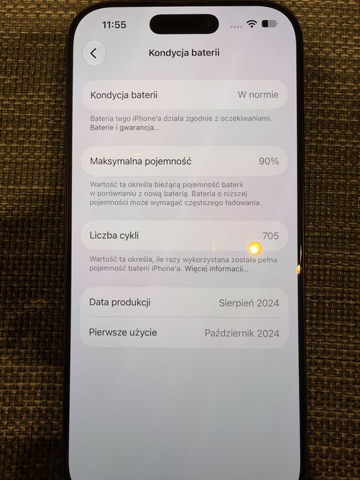 iPhone 16 pro 128GB czarny