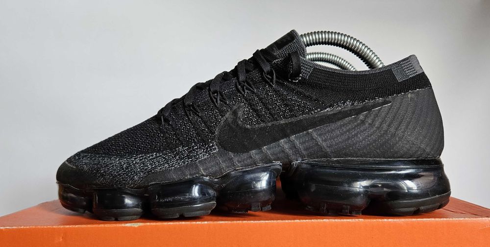 Nike Flyknit Air Vapormax 1 Triple Black 2016 9US/42.5EUR