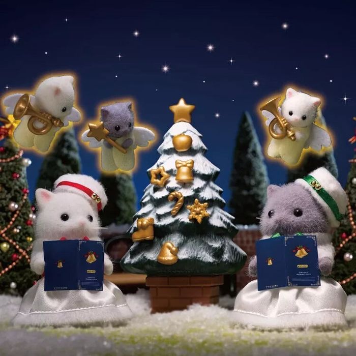 Sylvanian Families Winter Carolers Різдвяний набір коти Сільванія