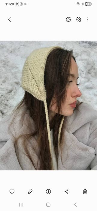 Чепчик жіночий боннет