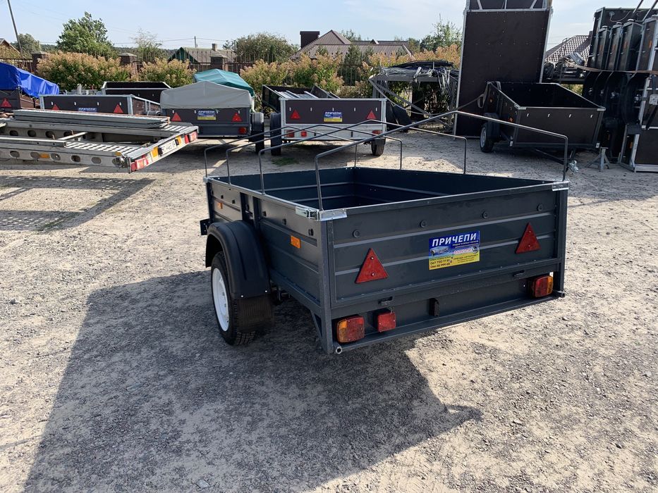 «Світ Причепів» Новий Міцний Металічний причіп 1.30х2.20м