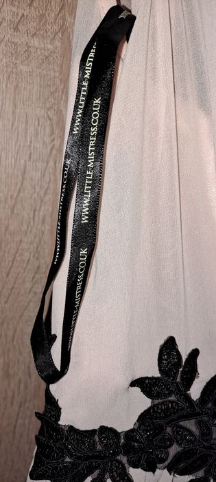 Śliczna brzoskwiniowa sukienka M Little Mistress London