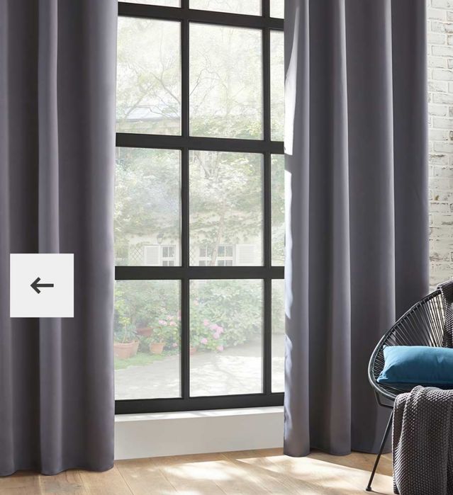 2 pares de cortinas