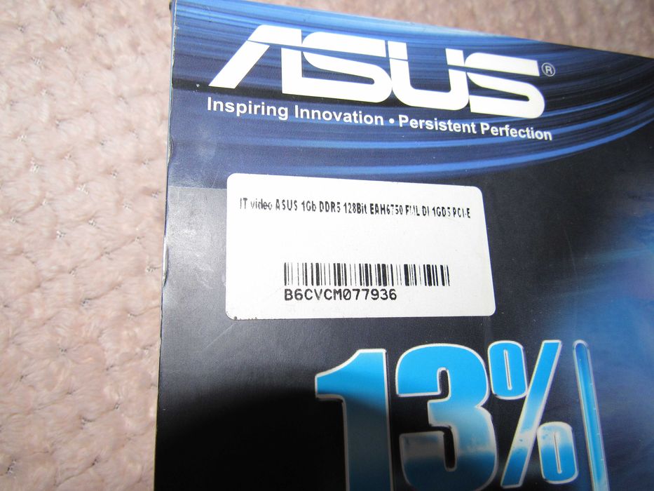 Asus PCI-E Radeon HD 6750 1Gb DDR5(128bit) (700/4000) (DVI,HDMI,D-Sub)