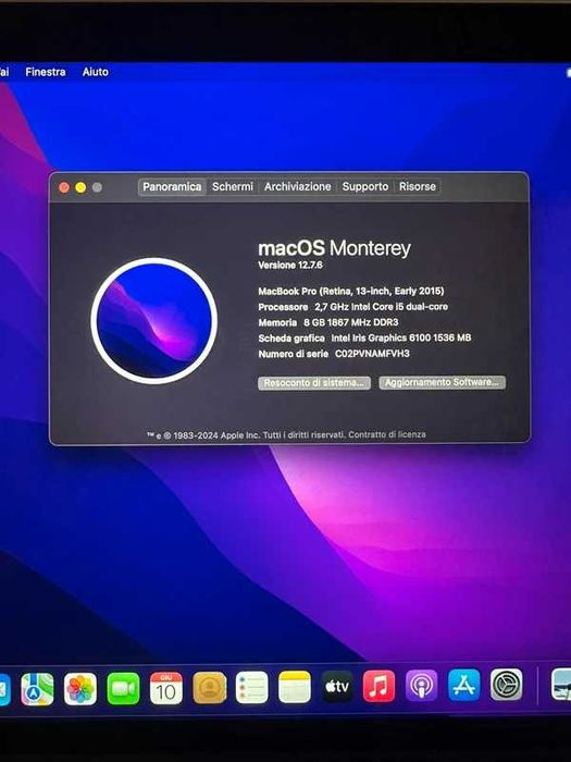 MacBook Pro Retina 13" Early 2015 A1502 8GB/128GB SSD
