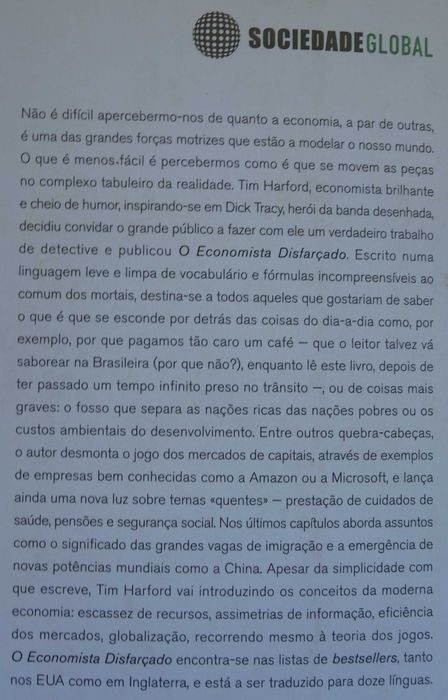 O Economista Disfarçado de Tim Harford