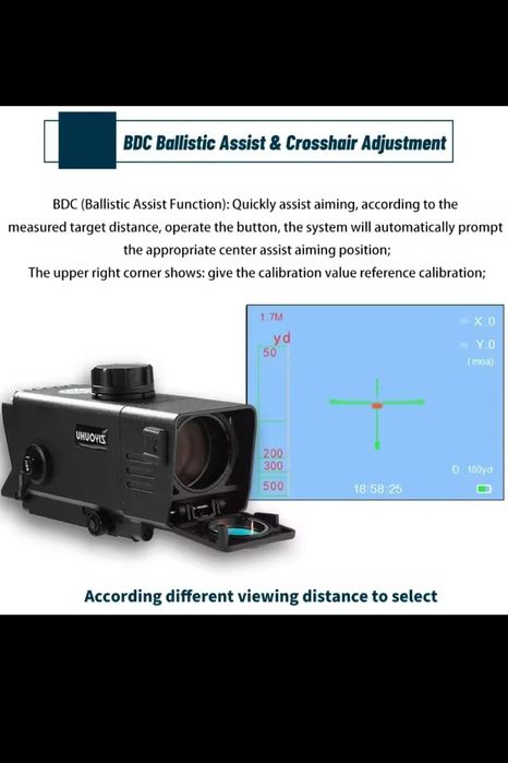 Noktowizor myśliwski na szynę Ris,podświetlacz