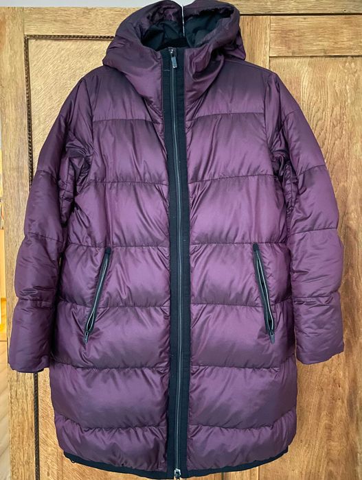 Płaszcz Lululemon Athletica burgundowy certyfikowany puch 1 400zł