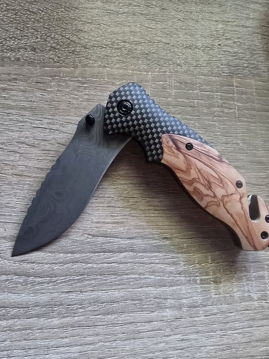 Składany Nóż turystyczny 20 cm ładnie wykonany