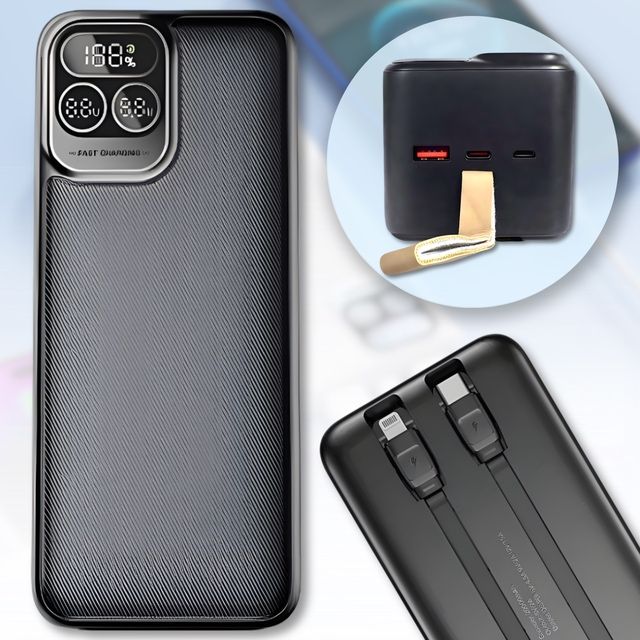 Зовнішній акумулятор (power bank) 20000мА·год 22,5Вт KP KPG-501
