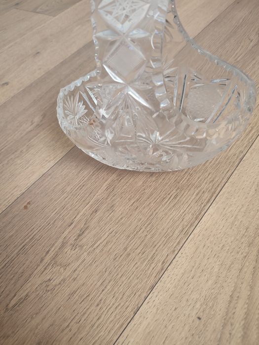 Kryształ koszyk duży z PRL