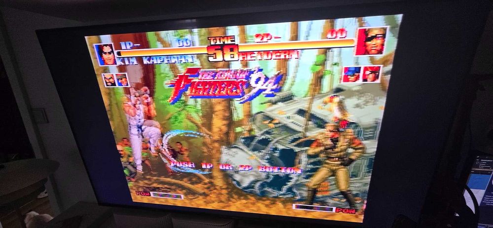 Kultowa Konsola Neo Geo CD, dwa kontrolery, gra, Komplet!