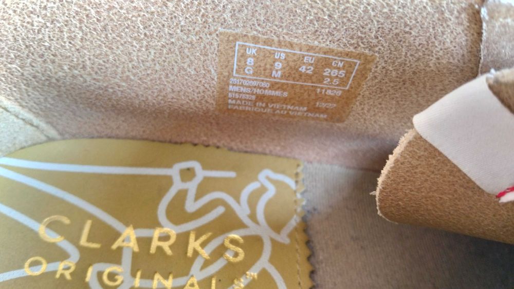 Clarks - Tamanho 42