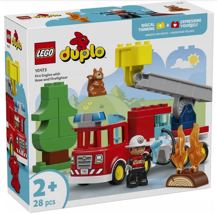 LEGO DUPLO 10473 WÓZ STRAŻACKI z wężem i strażakiem