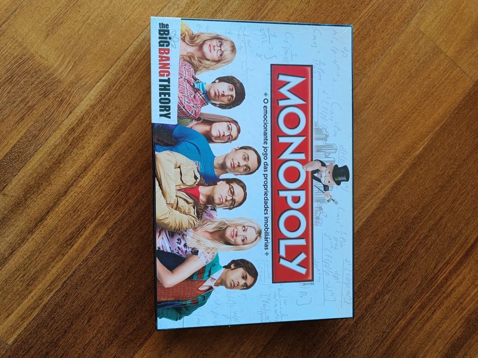 Jogo monopólio Big Bang theory novo