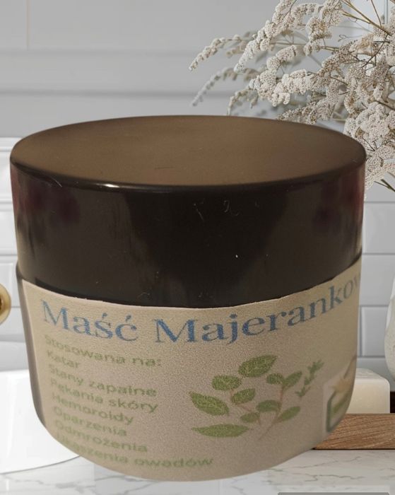 Maść majerankowa na katar Hemoroidy stany zapalne