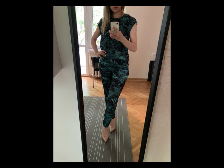 Kombinezon mohito s 36 trawy tropikalny tropic zielony lato sexy club