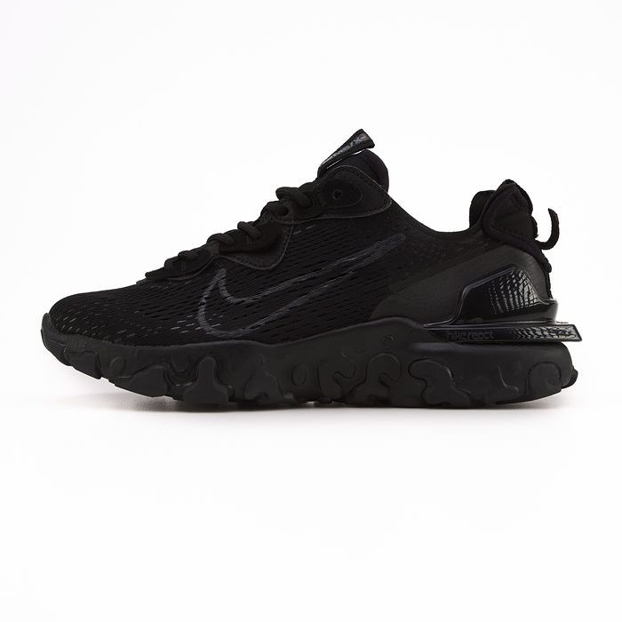 Кросівки Кроссовки Nike React Vision Black Чорний Чёрный Кросовки демісезон