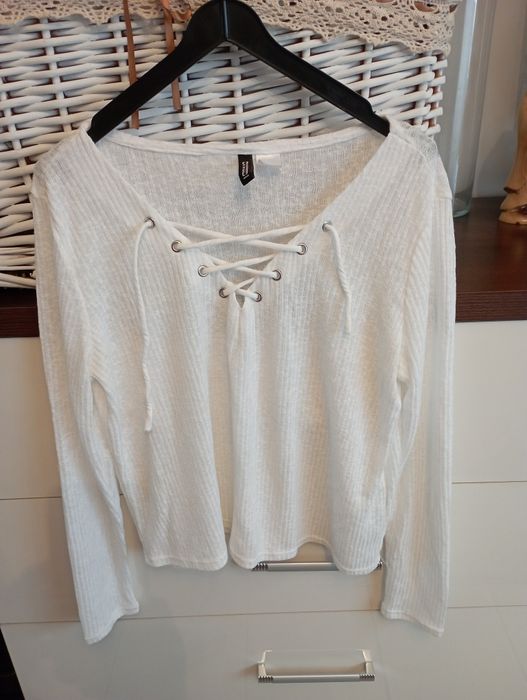 Bluzka wiązana h&m