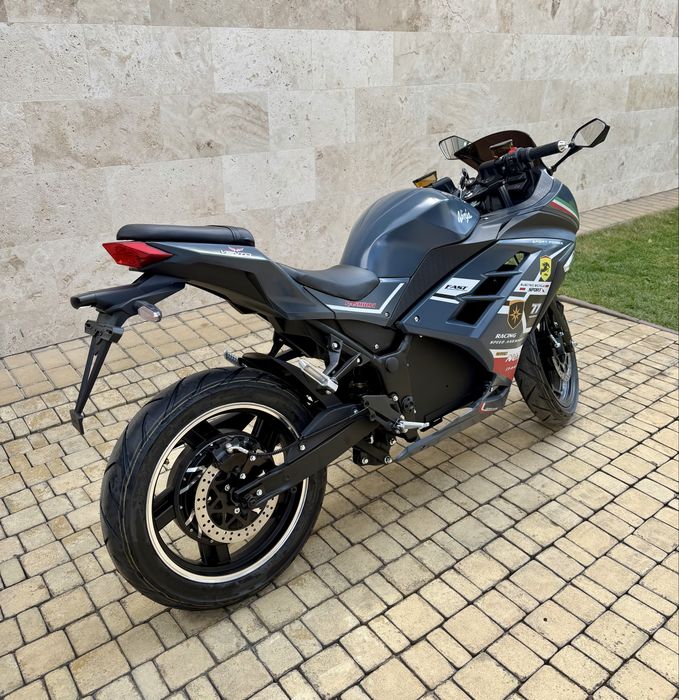 Електробайк Ninja 2999Вт, сірий, гарантія, електромотоцикл, є розстрочка