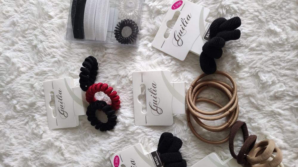 Gumki do włosów zestaw komplet