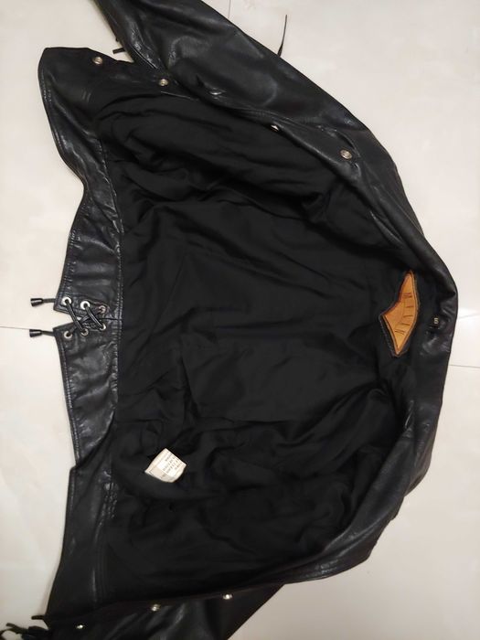 Мотокуртка байкерська з бахромою для дівчинки натуральна шкіра