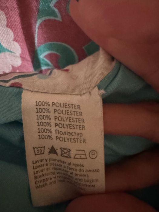 Edredon floral com dois lados