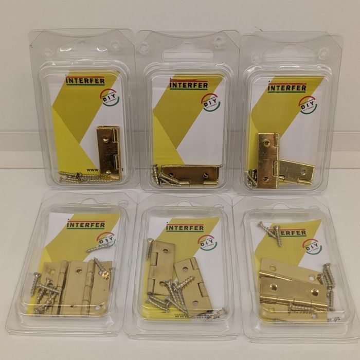 12 Brass Hinges64551172501250121