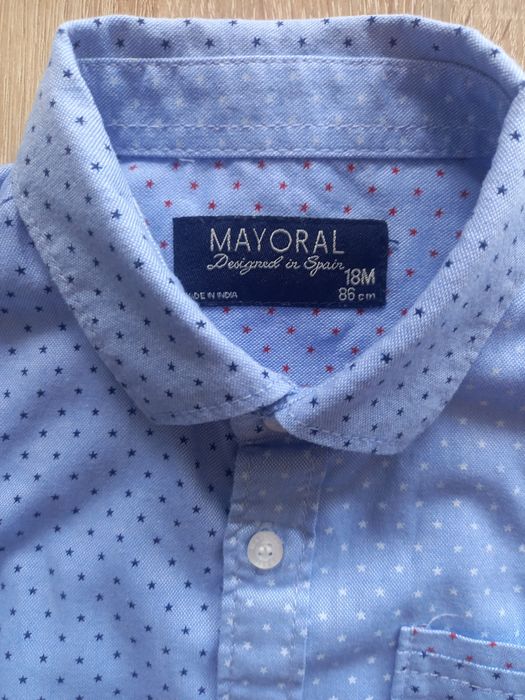 Koszula z długim rękawem rozm. 86 Mayoral