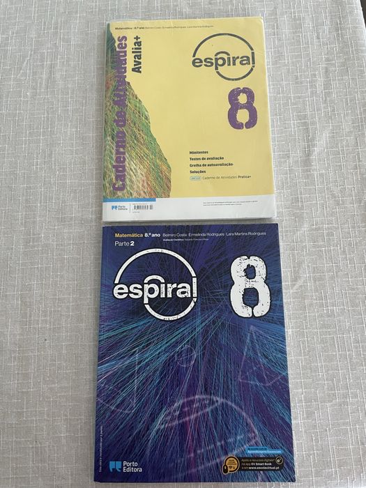 Cadernos de atividades Espiral 8
