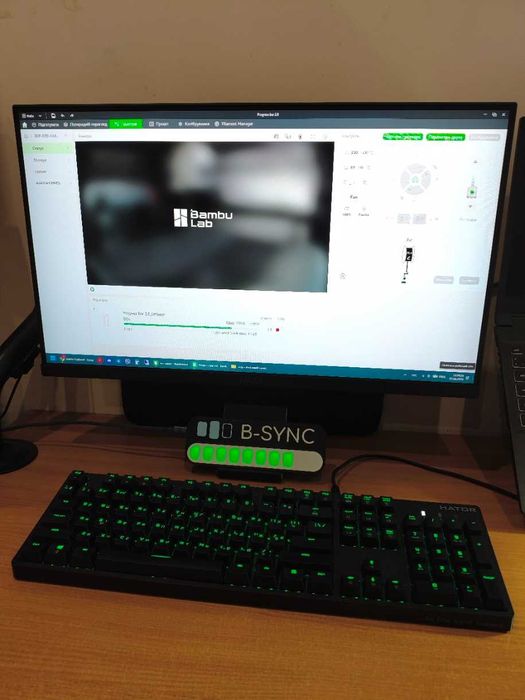 Прогрес-бар для 3D принтерів Bambu Lab A1 / A1 Mini (аналог BIQU Panda Status)