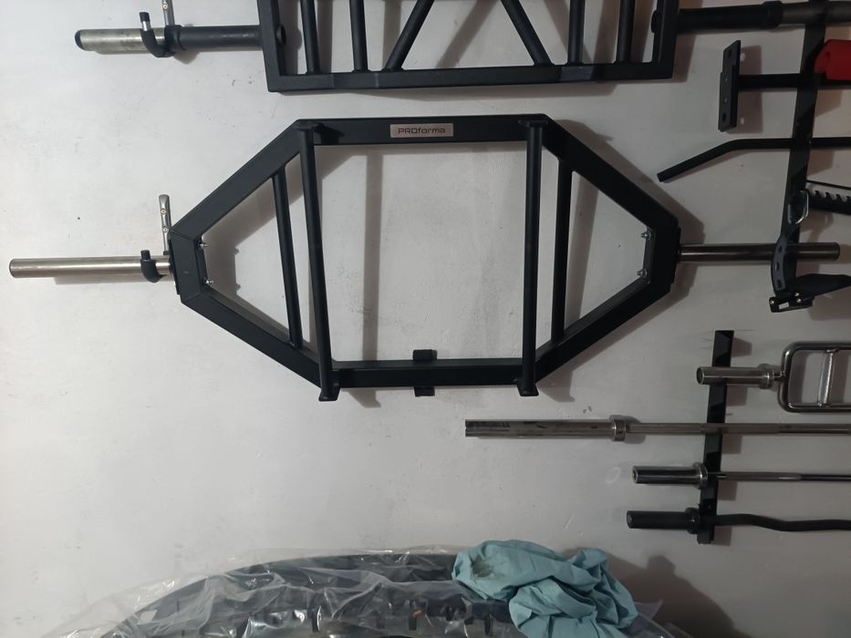 Gryf Hex bar  heksagonalny trap bar Proforma komercyjny 600kg olimpijski