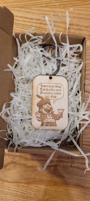 Brelok "Jesteś swój chłop" - dzień chłopaka