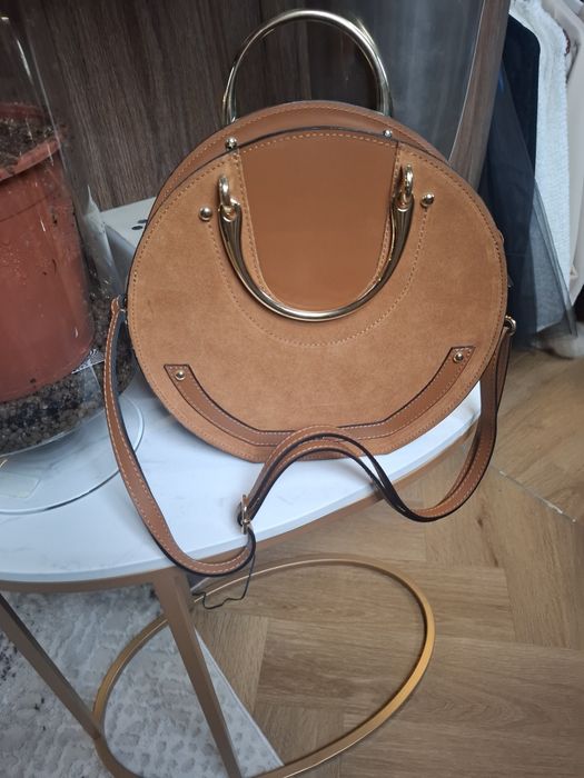 Torebka ze skóry naturalnej ala Chloe