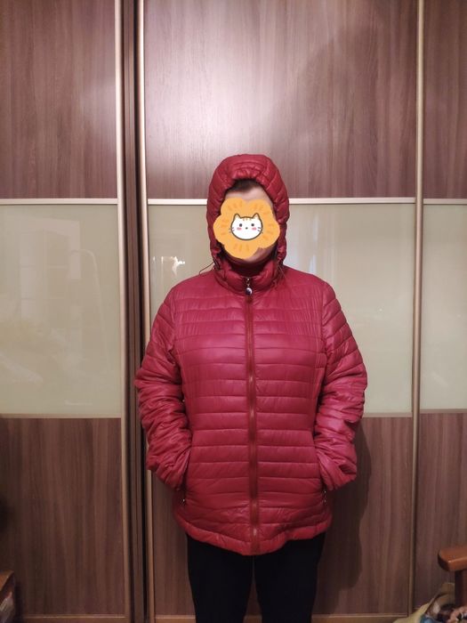 Куртка красная демисезонная, р-р 48-50