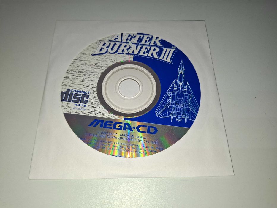 After Burner III [Sama płyta, Uszkodzona!] Sega Mega CD