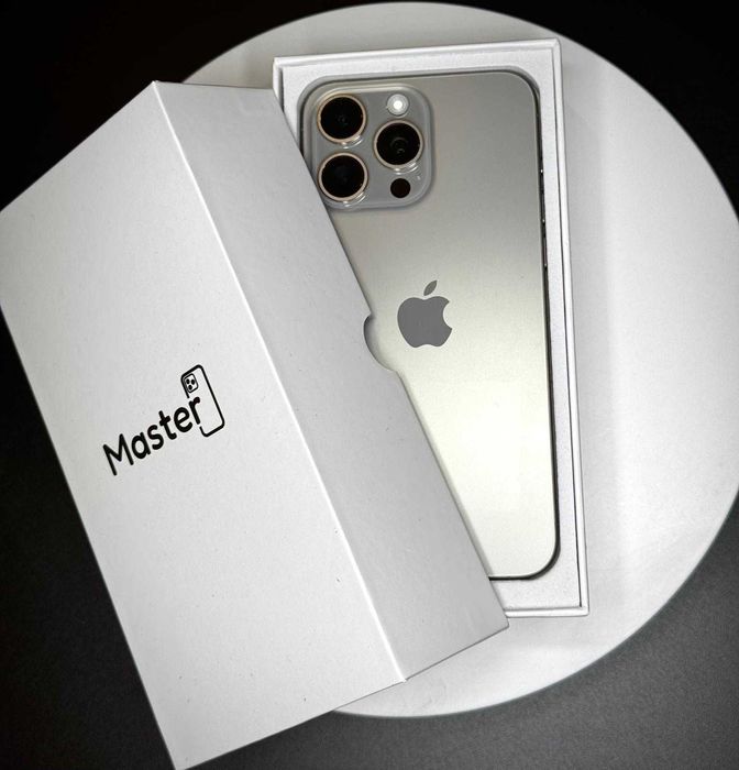 Iphone 15 PRO MAX 256gb natural jak nowy bateria 100% 6msc gwarancji
