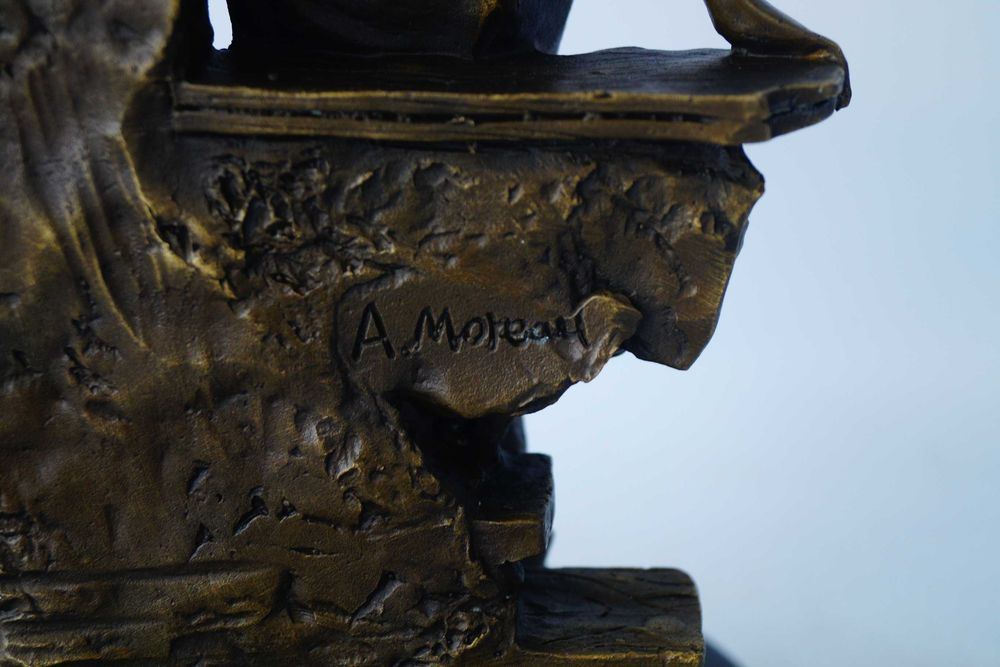 Romeo i Julia Miłość - Figura Rzeźba z Brązu - Marmur Podstawa