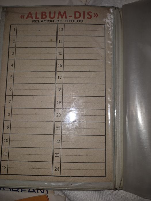 Álbum ,Dossier Vintage para Discos Singles , Padrão Xadrez