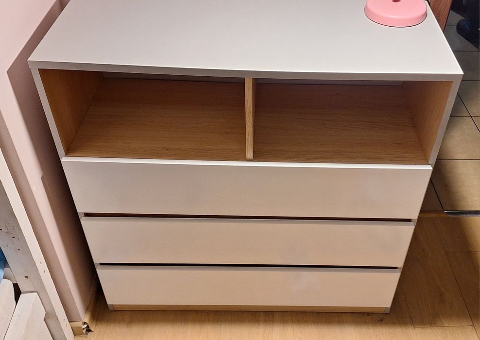 Komoda szaro biała Nandu BRW