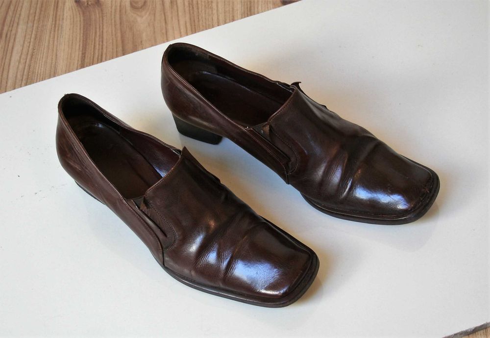 Sergio Rossi Skórzane buty  Made in Italy / Rozmiar: 38