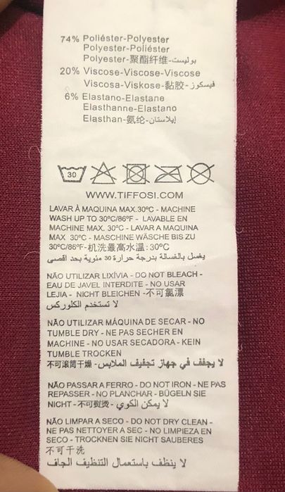 TIFFOSI sweatshirt, new with tag, size M64551065731073124