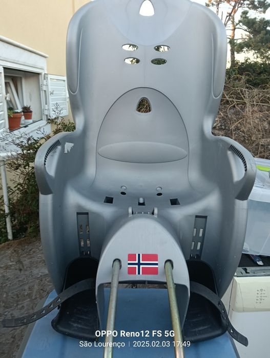 Cadeira transportadora bicicleta